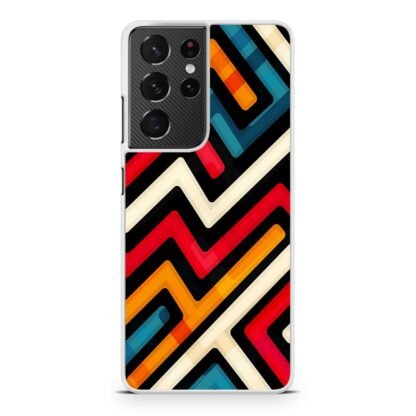 Graffiti Maze Pattern Samsung Galaxy S21 / S21 Plus / S21 Ultra / S21 FE Case - Image 2