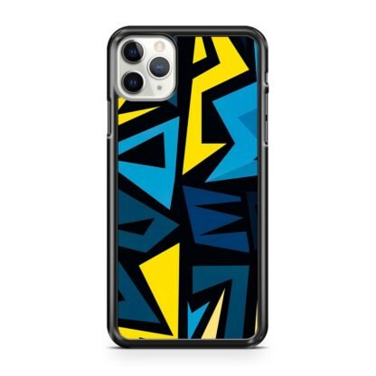 Graffiti Pattern Yellow Blue iPhone 12 / 12 Pro / 12 Pro Max / 12 Mini Case