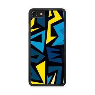 Graffiti Pattern Yellow Blue iPhone 7 / 8 / SE 2020 / SE 2022 Case