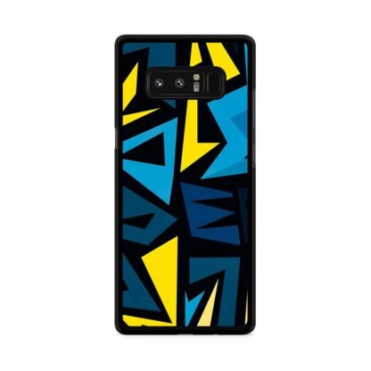 Graffiti Pattern Yellow Blue Samsung Galaxy Note 8 Case