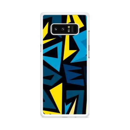 Graffiti Pattern Yellow Blue Samsung Galaxy Note 8 Case - Image 2