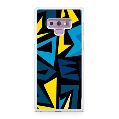 Graffiti Pattern Yellow Blue Samsung Galaxy Note 9 Case - Image 2