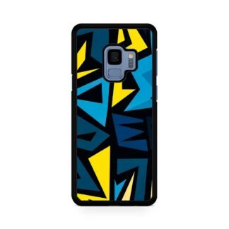 Graffiti Pattern Yellow Blue Samsung Galaxy S9 / S9 Plus Case