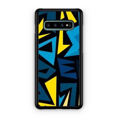 Graffiti Pattern Yellow Blue Samsung Galaxy S10 / S10e / S10 Plus / S10 5G Case