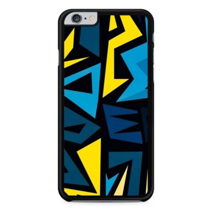 Graffiti Pattern Yellow Blue iPhone 6 / 6S / 6 Plus / 6S Plus Case