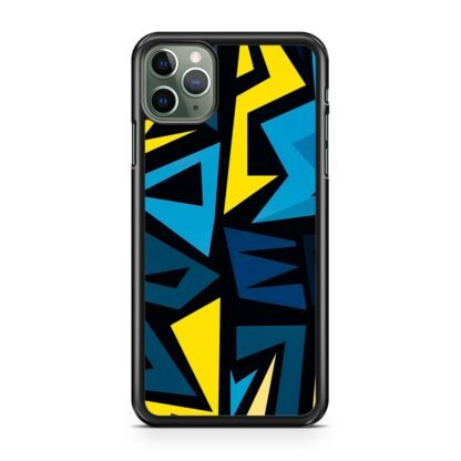 Graffiti Pattern Yellow Blue iPhone 15 / 15 Plus / 15 Pro / 15 Pro Max Case