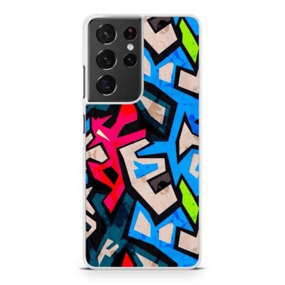 Graffiti Tritone Pattern Samsung Galaxy S21 / S21 Plus / S21 Ultra / S21 FE Case - Image 2
