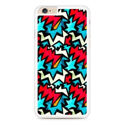 Graffiti Zig Zag Pattern iPhone 6 / 6S / 6 Plus / 6S Plus Case - Image 2