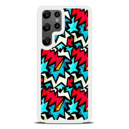 Graffiti Zig Zag Pattern Samsung Galaxy S25 / S25 Plus / S25 Ultra Case - Image 2