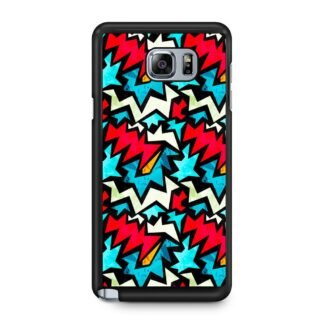 Graffiti Zig Zag Pattern Samsung Galaxy Note 5 Case