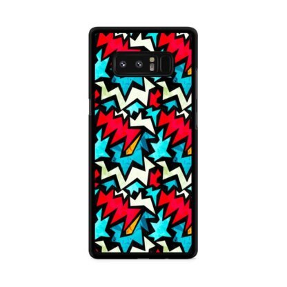 Graffiti Zig Zag Pattern Samsung Galaxy Note 8 Case