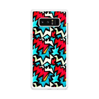 Graffiti Zig Zag Pattern Samsung Galaxy Note 8 Case - Image 2