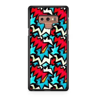 Graffiti Zig Zag Pattern Samsung Galaxy Note 9 Case