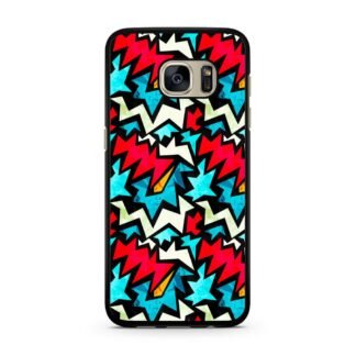 Graffiti Zig Zag Pattern Samsung Galaxy S7 / S7 Edge Case