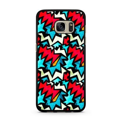 Graffiti Zig Zag Pattern Samsung Galaxy S7 / S7 Edge Case