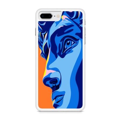 Greece Statue Blue Vector iPhone 7 Plus / 8 Plus Case - Image 2