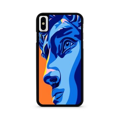Greece Statue Blue Vector iPhone X / XR / XS / XS Max Case