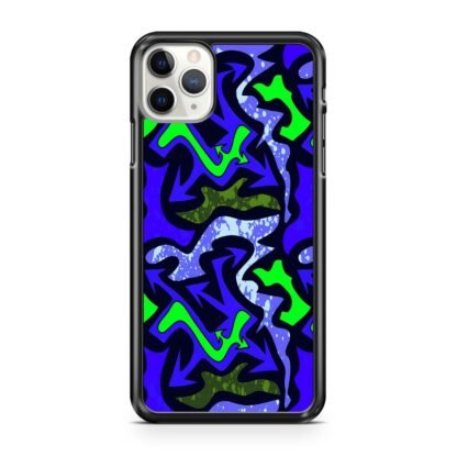 Green Blue Flow Graffiti iPhone 12 / 12 Pro / 12 Pro Max / 12 Mini Case