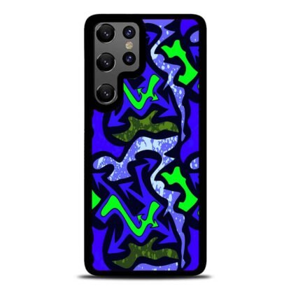 Green Blue Flow Graffiti Samsung Galaxy S25 / S25 Plus / S25 Ultra Case