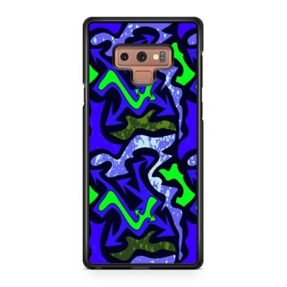 Green Blue Flow Graffiti Samsung Galaxy Note 9 Case