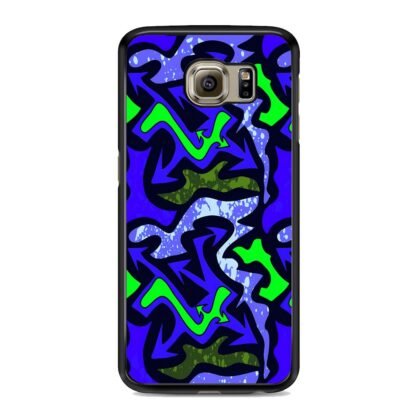 Green Blue Flow Graffiti Samsung Galaxy S6 / S6 Edge / S6 Edge Plus Case