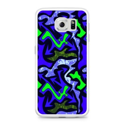 Green Blue Flow Graffiti Samsung Galaxy S6 / S6 Edge / S6 Edge Plus Case - Image 2