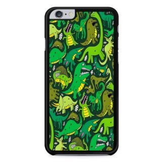 Green Dino Crocodile Doodle iPhone 6 / 6S / 6 Plus / 6S Plus Case