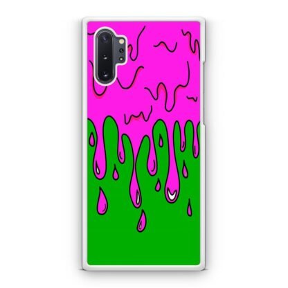 Green Pink Slime Drop Samsung Galaxy Note 10 / Note 10 Plus Case - Image 2