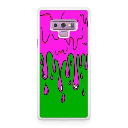 Green Pink Slime Drop Samsung Galaxy Note 9 Case - Image 2