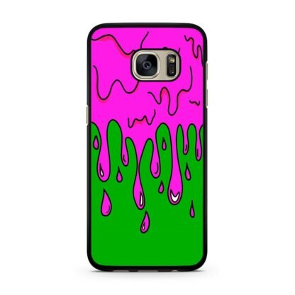 Green Pink Slime Drop Samsung Galaxy S7 / S7 Edge Case