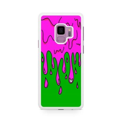 Green Pink Slime Drop Samsung Galaxy S9 / S9 Plus Case - Image 2