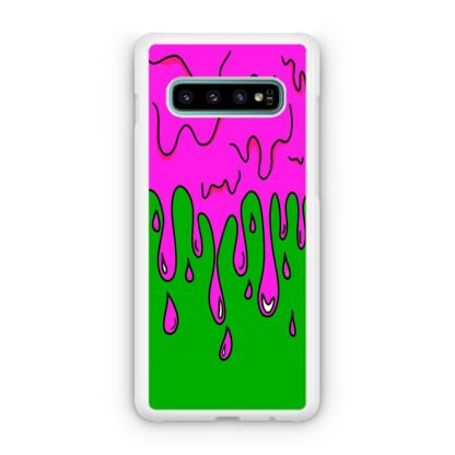 Green Pink Slime Drop Samsung Galaxy S10 / S10e / S10 Plus / S10 5G Case - Image 2