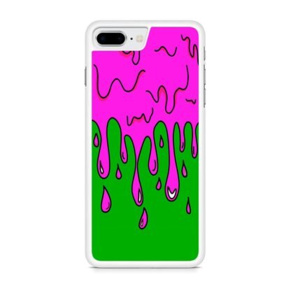 Green Pink Slime Drop iPhone 7 Plus / 8 Plus Case - Image 2