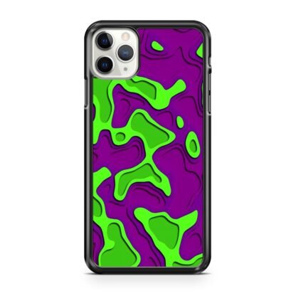 Green Purple Liquid Cover iPhone 12 / 12 Pro / 12 Pro Max / 12 Mini Case