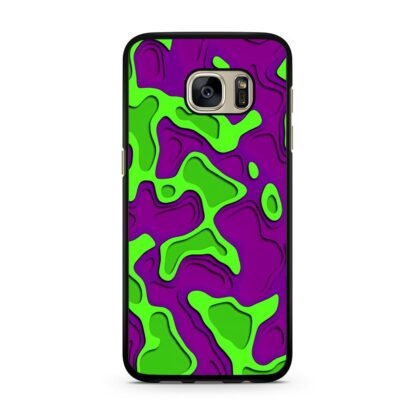 Green Purple Liquid Cover Samsung Galaxy S7 / S7 Edge Case