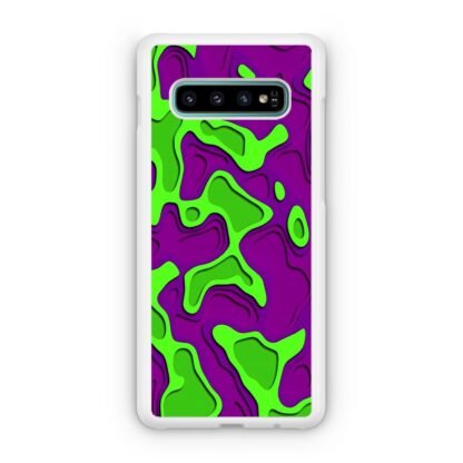 Green Purple Liquid Cover Samsung Galaxy S10 / S10e / S10 Plus / S10 5G Case - Image 2