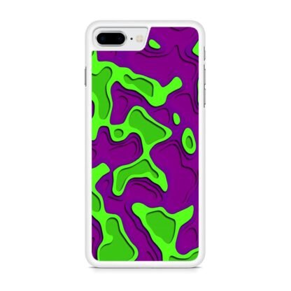 Green Purple Liquid Cover iPhone 7 Plus / 8 Plus Case - Image 2