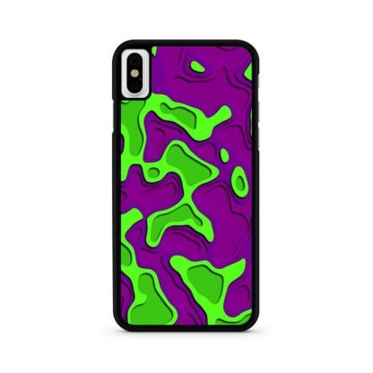 Green Purple Liquid Cover iPhone X / XR / XS / XS Max Case