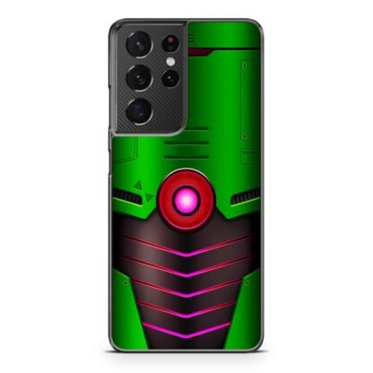 Green Robot Core Armor Cover Samsung Galaxy S21 / S21 Plus / S21 Ultra / S21 FE Case