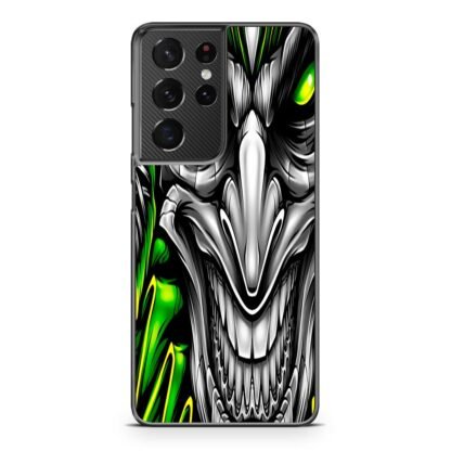 Green Skull Jester Samsung Galaxy S21 / S21 Plus / S21 Ultra / S21 FE Case