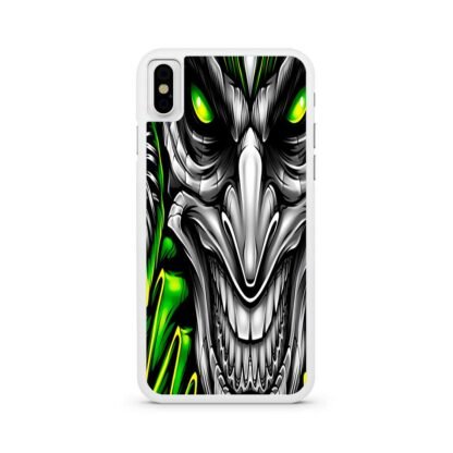 Green Skull Jester iPhone X / XR / XS / XS Max Case - Image 2