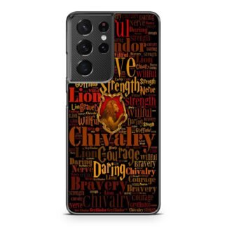 Gryffindor Quote Logo Samsung Galaxy S21 / S21 Plus / S21 Ultra / S21 FE Case