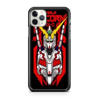 Gundam Unicorn RX-0 Red Vector iPhone 12 / 12 Pro / 12 Pro Max / 12 Mini Case