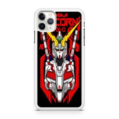 Gundam Unicorn RX-0 Red Vector iPhone 12 / 12 Pro / 12 Pro Max / 12 Mini Case - Image 2