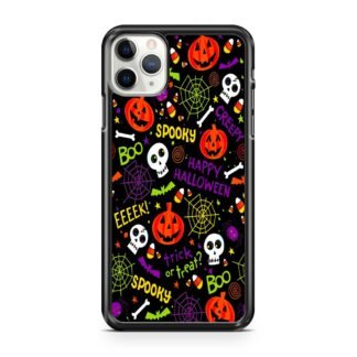Happy Halloween Doodles iPhone 12 / 12 Pro / 12 Pro Max / 12 Mini Case