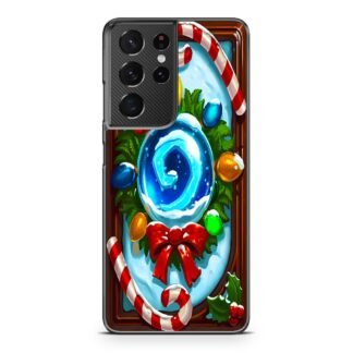 Hearthstone Winter Veil Wreath Cover Samsung Galaxy S21 / S21 Plus / S21 Ultra / S21 FE Case