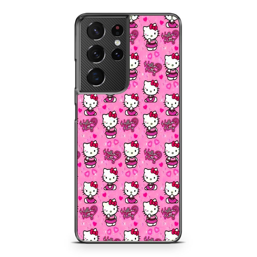 Hello Kitty Pink Love Samsung Galaxy S21 / S21 Plus / S21 Ultra / S21 FE Case