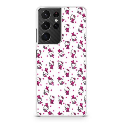 Hello Kitty Pink Love Star Samsung Galaxy S21 / S21 Plus / S21 Ultra / S21 FE Case - Image 2