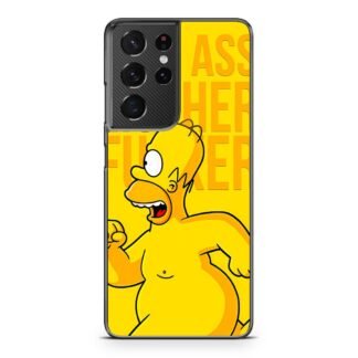 Homer Simpsons Bad Ass Samsung Galaxy S21 / S21 Plus / S21 Ultra / S21 FE Case