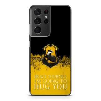 Hufflepuff Brace Yourself Samsung Galaxy S21 / S21 Plus / S21 Ultra / S21 FE Case